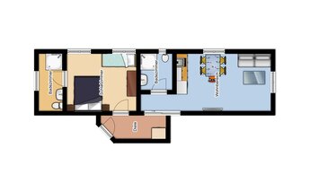 Grundriss Zimmer im Haus Brandner | © Haus Brandner